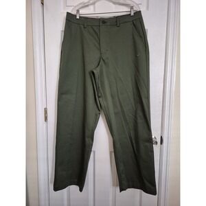 Nike Chino Pants Green Mens Size 36 Loose Fit Straight Leg Stacked Length NWT